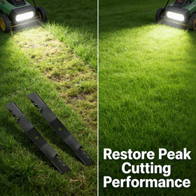 Safe quick-install edge on Belleone blade for tool-free replacement