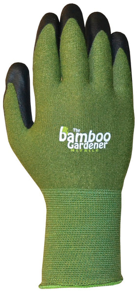 Bellingham Bamboo Gardener Gloves with nitrile palm for pruning grip and protection