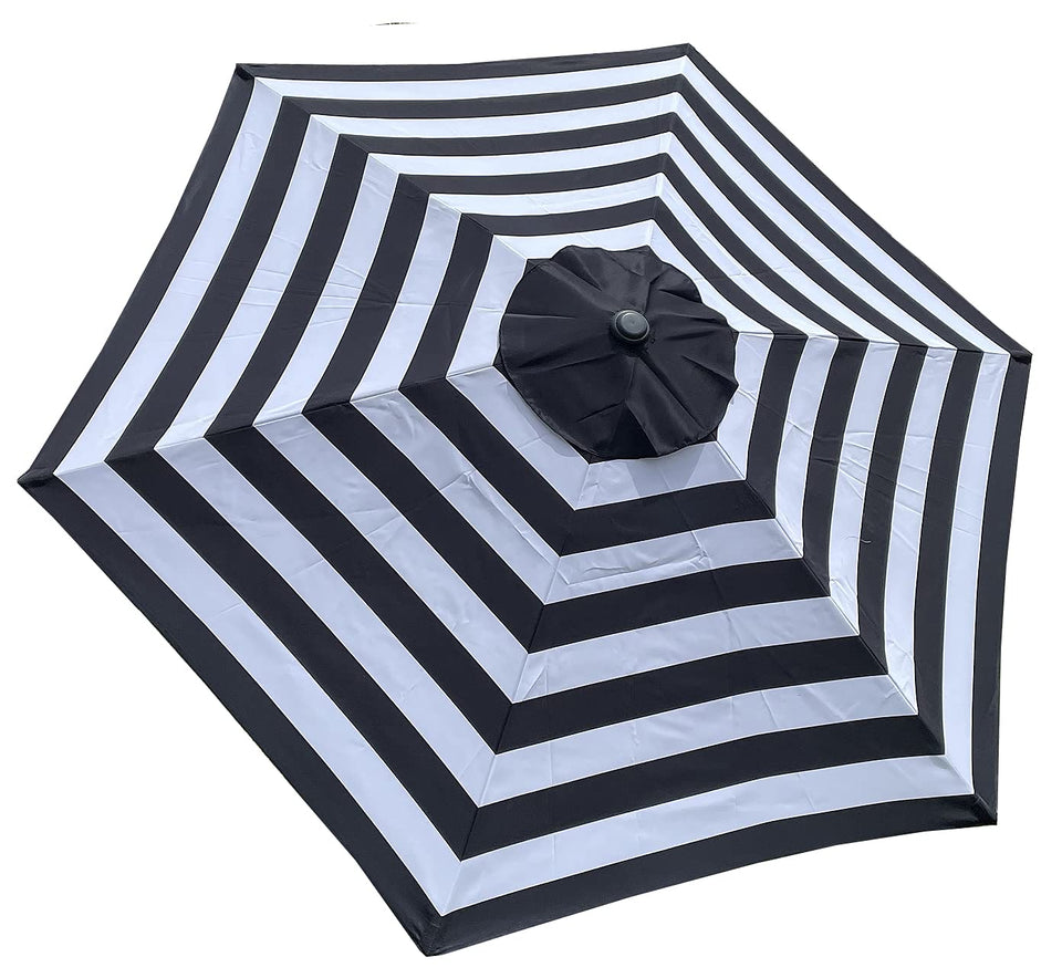 BELLRINO replacement canopy for 9ft 6-rib umbrellas offers universal fit and lasting durability.