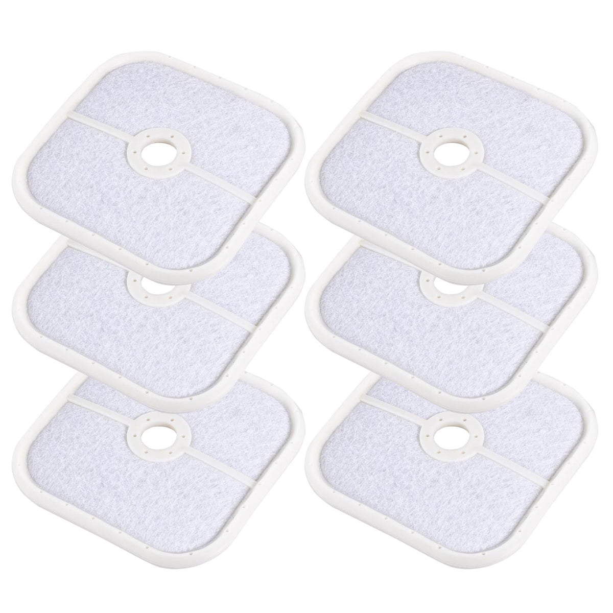 Belsdar 6-pack SRM-266 air filter for Echo keeps airflow steady and parts interchangeable.