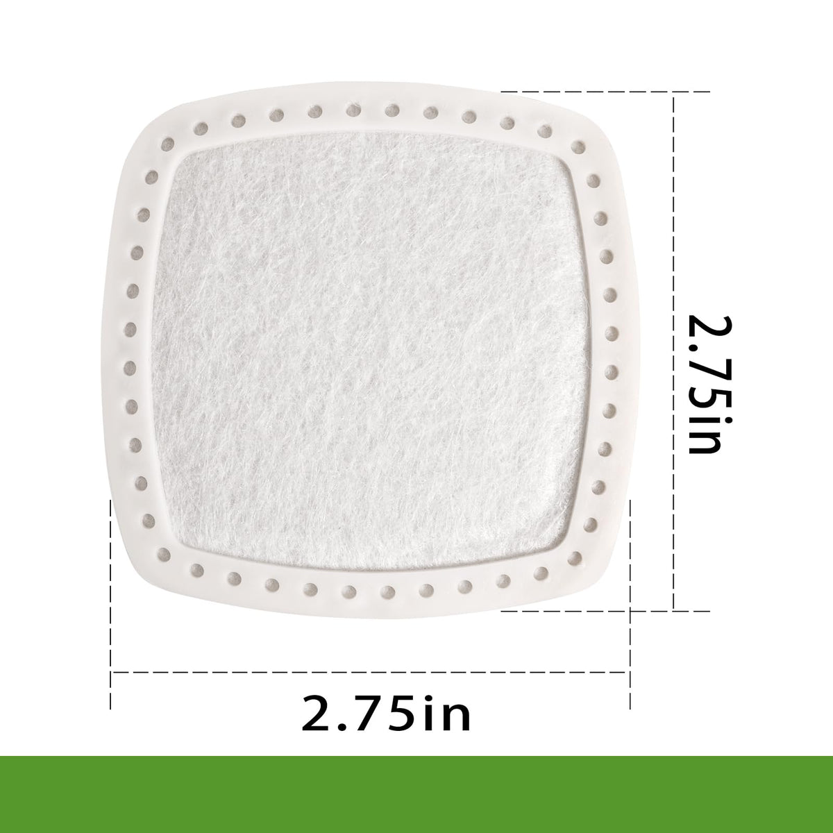Close-up of Belsdar PB2520 filter for Echo, highlighting compact fit.
