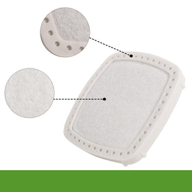 PB2520 filter dimensions: 2-3/4 by 2-3/4 by 3/10 inches.