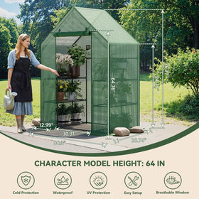 Benass greenhouse with durable PE cover for waterproof UV protection