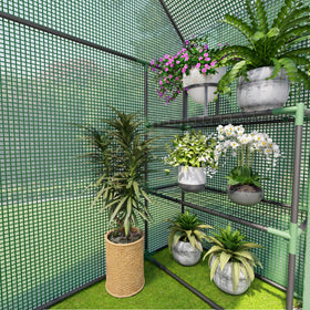 Benass greenhouse versatile design suitable for gardens, patios, balconies, or decks