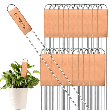Bendical 11.8-inch copper plant label for durable garden organization.