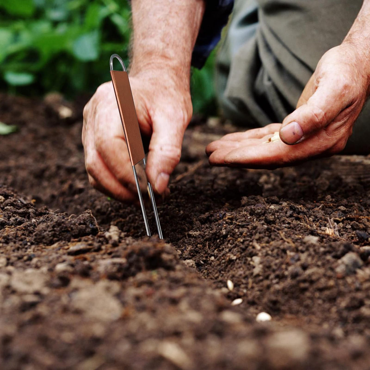 Bendical garden markers for plants help organize vegetables, herbs, and flowers.