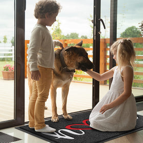 BeneathYourFeet easy-clean mat; hose rinse for quick maintenance.