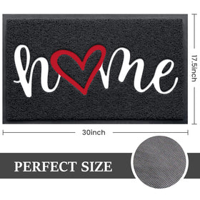 BeneathYourFeet door mat with non-slip backing keeps in place for safe entry.