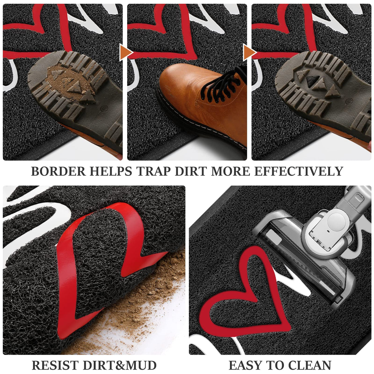 BeneathYourFeet indoor-outdoor mat; versatile for entry, patio, or garage.