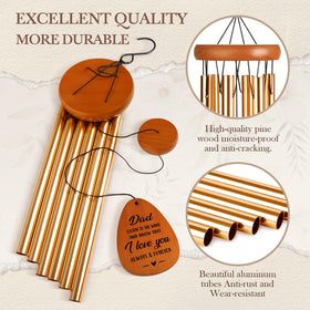 BeneCharm wind chimes hanging by windows, balconies, or patios with charm.