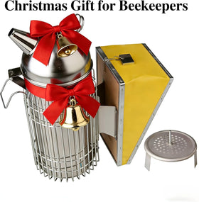 BenefitBee bear-shaped smoker large fuel chamber supports longer burn between refuels in field inspections.