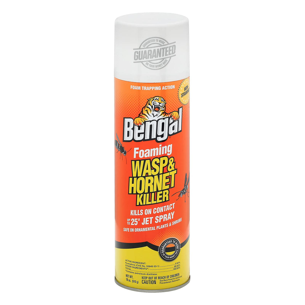 Bengal Foaming Wasp & Hornet Killer targets distant nests with a long-range jet spray.