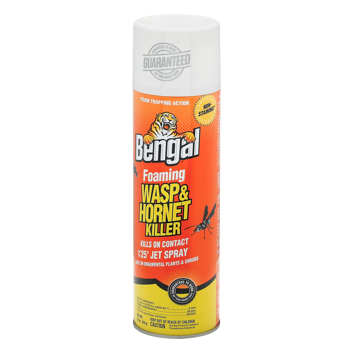 Non-staining outdoor formula protects siding and plants when used as directed.