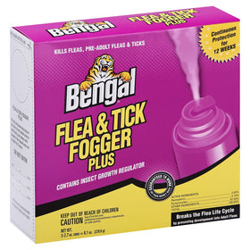 Odorless Bengal Fogger Plus dry fog formulation for clean use