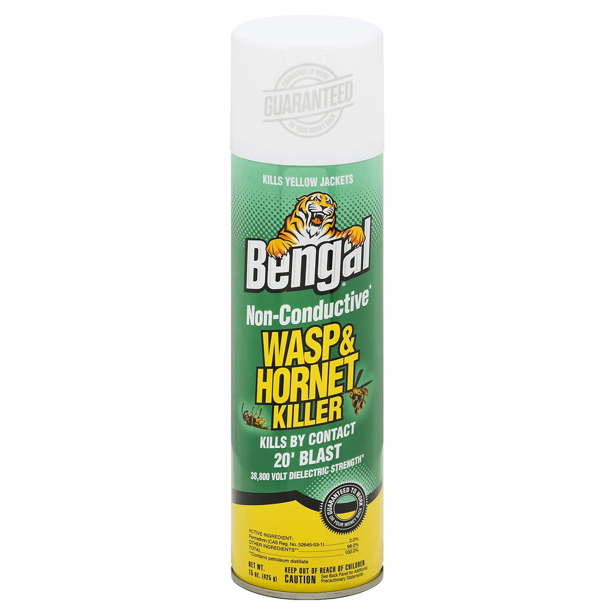 Bengal non-conductive wasp and hornet killer bottle for outdoor use, providing fast protection.