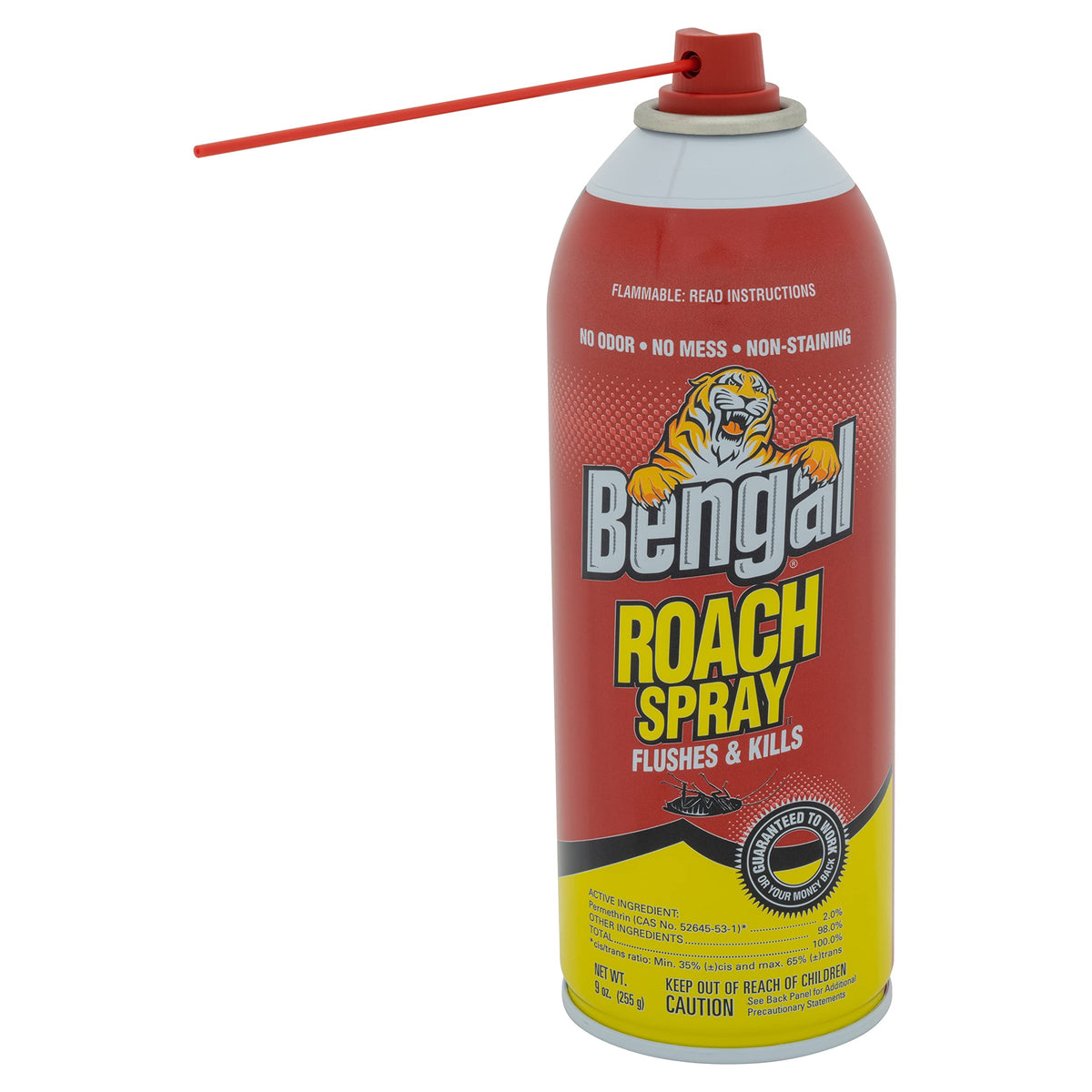 Bengal Roach Spray 3-pack provides odorless, stain-free pest control for homes.