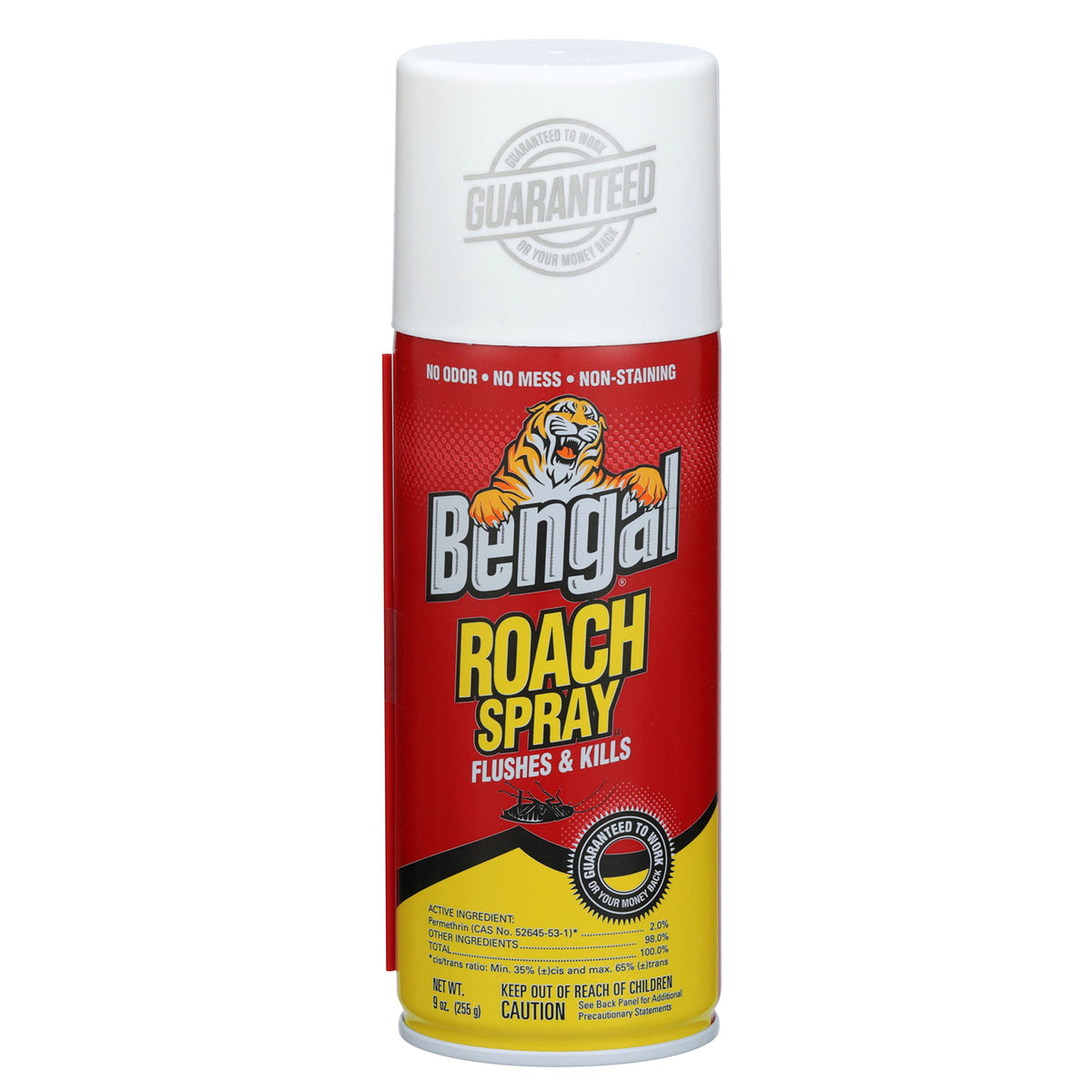 Bengal Roach Spray penetrates cracks and crevices for deep reach.