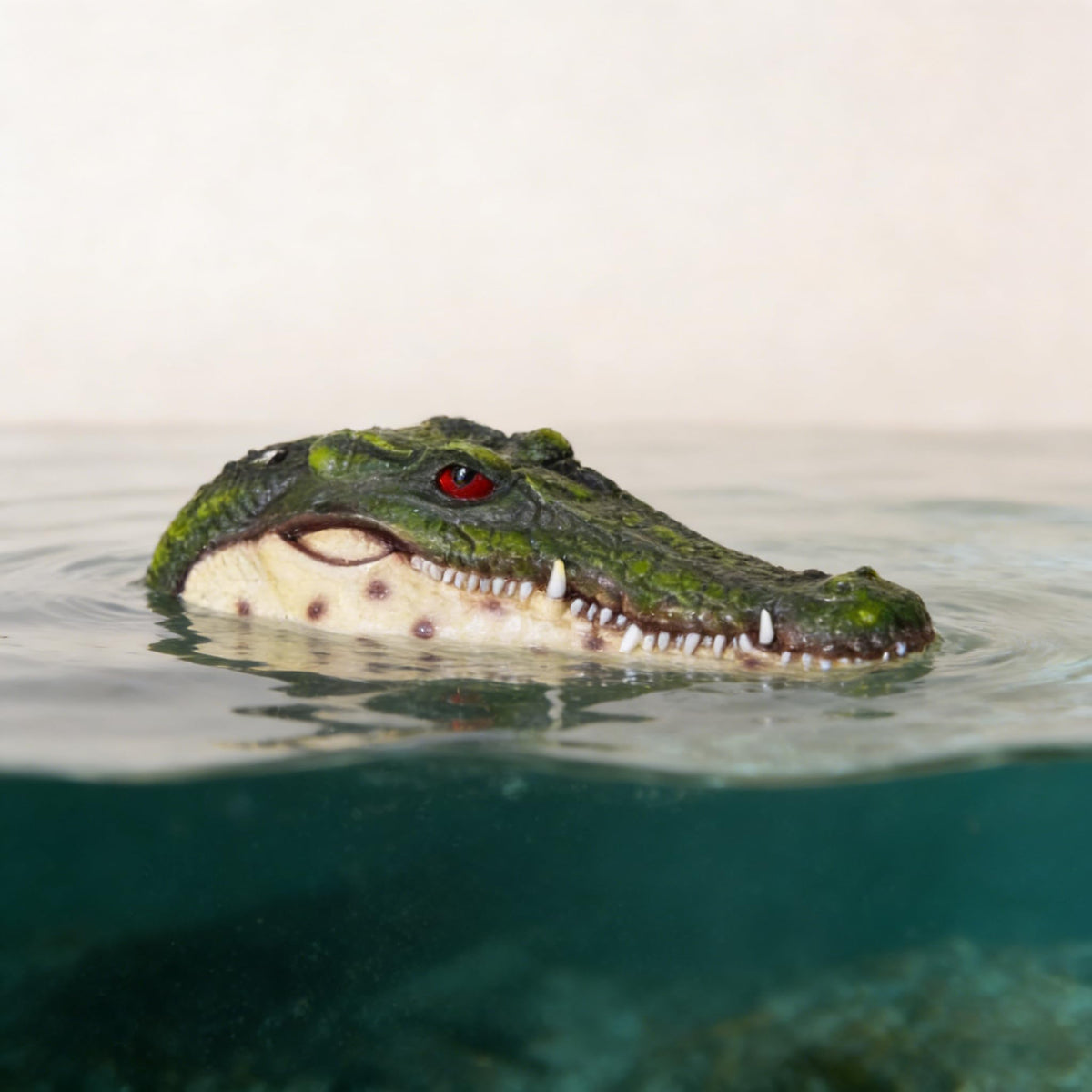 Benhurb garden yard decor alligator head adds wild flair