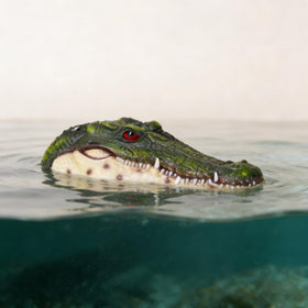 Benhurb garden yard decor alligator head adds wild flair