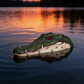 Benhurb pond pool deterrent alligator head for bold outdoor presence