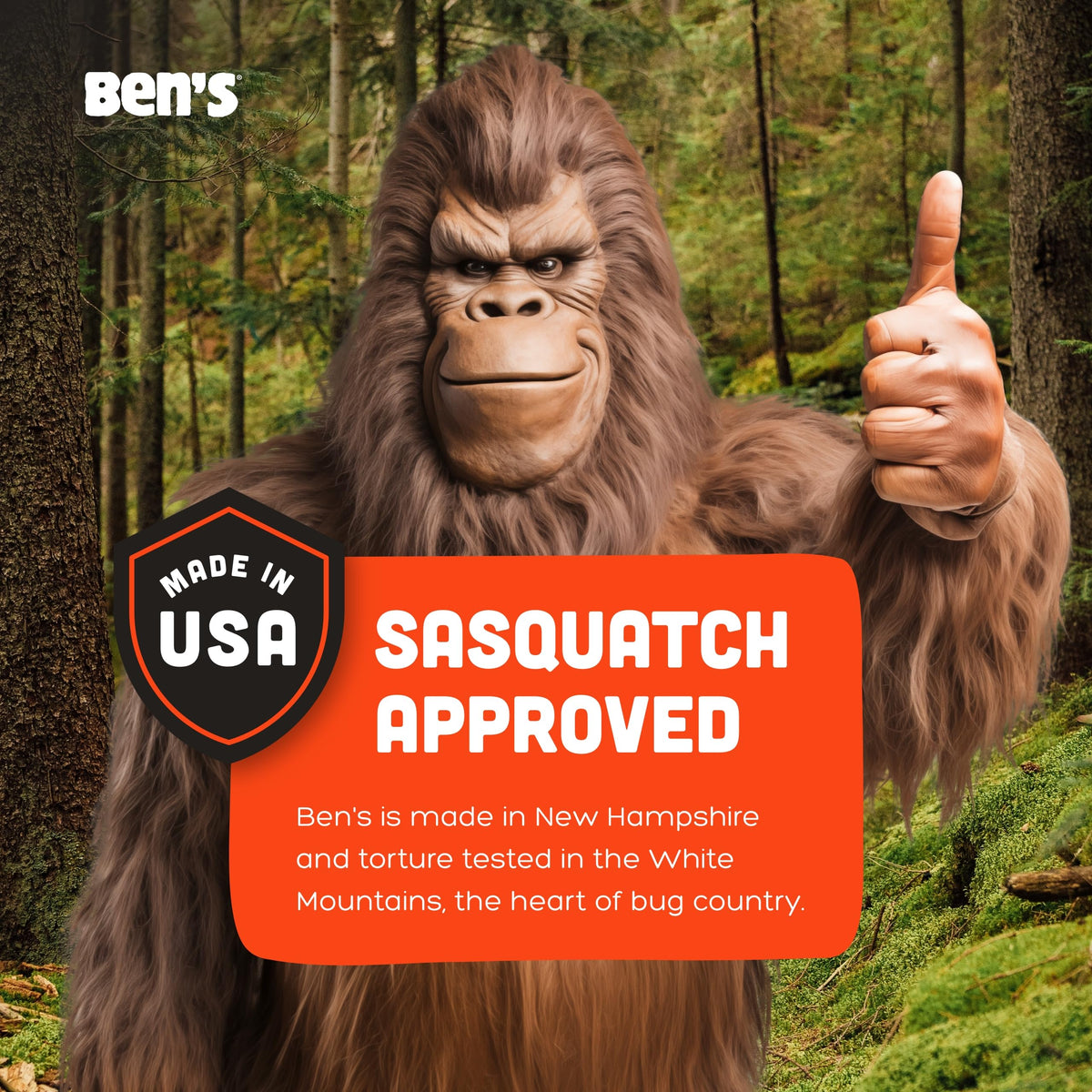 Ben's InvisiNet Xtra high-visibility head net keeps you easily seen outdoors.