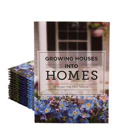 Bentley Seed Co. Forget-Me-Not seed packet, a memorable client gift for real estate.