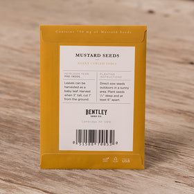 Bentley Seed Co giant-curled India seed packets for easy gifting.