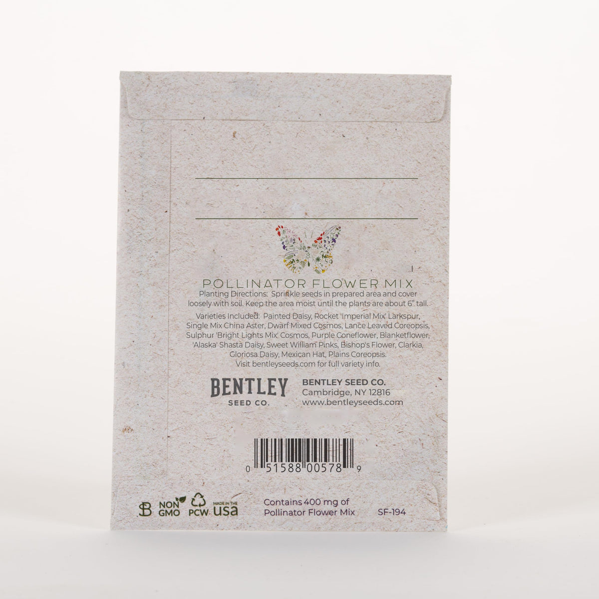 Bentley Seed Co. gift-pack image highlighting eco-friendly, non-GMO seeds for gardeners