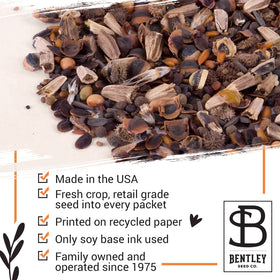 Bentley Seed Co compact envelope seed packets ideal for indoor and outdoor gardens.