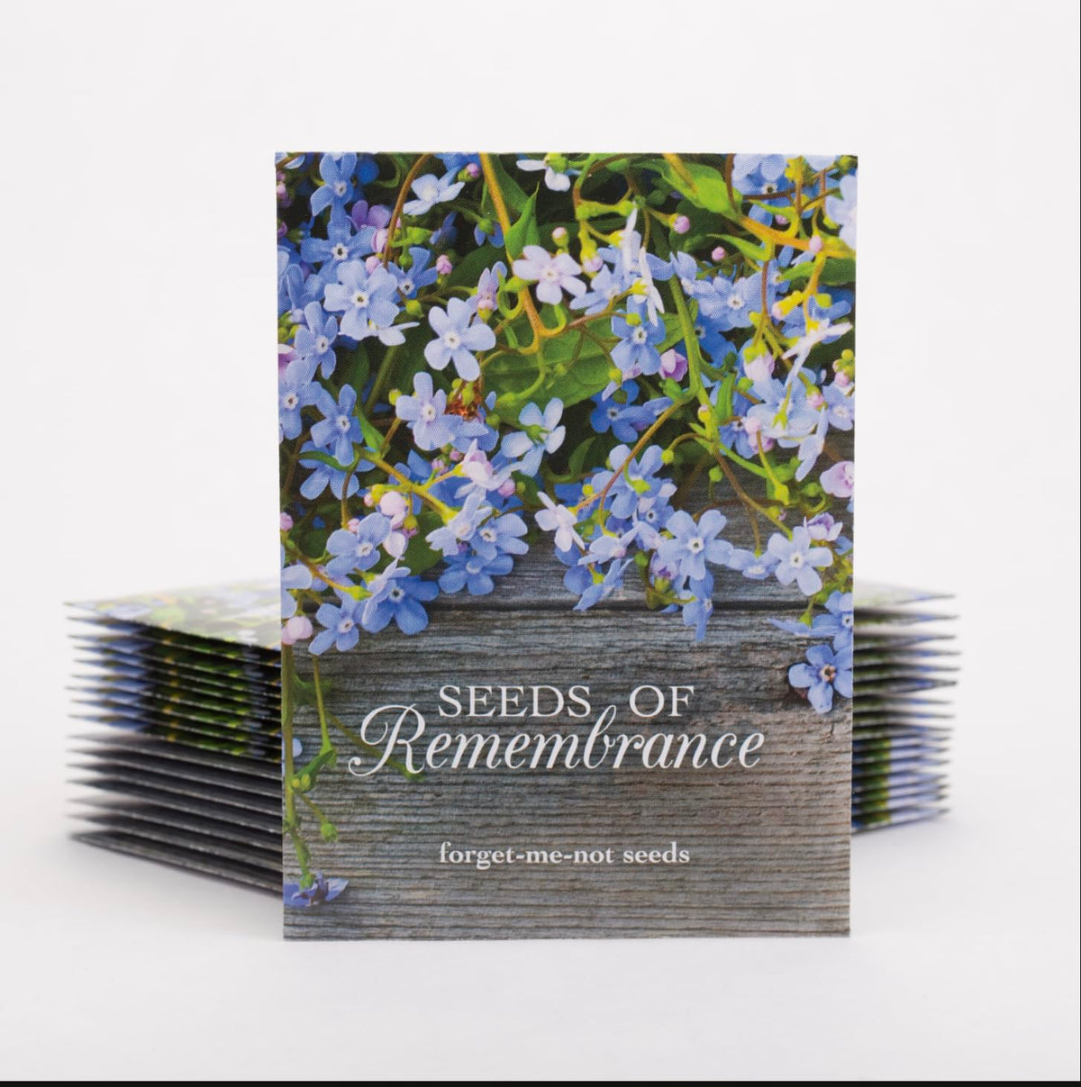 Bentley Seed Co. memorial gift seed packet for guests at service