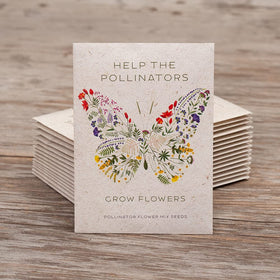 Bentley Seed Co. packet close-up showing diverse flowers for easy garden planning and planting