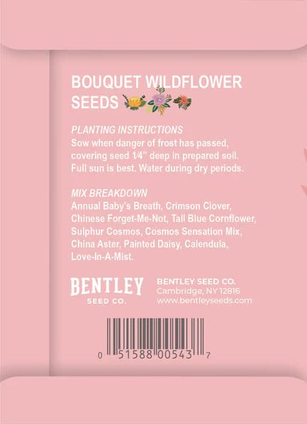 Bentley Seed Co Valentine gift wildflowers beautify outdoor spaces with thoughtful color