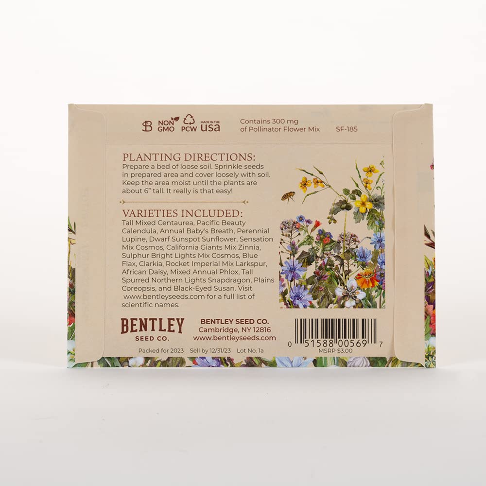 Bentley Seed Co. Colorful wildflowers bring a bright display for spring planting in outdoor beds.