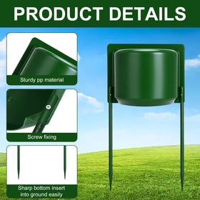 Benwanfee adjustable pole guard installs quickly into soil.