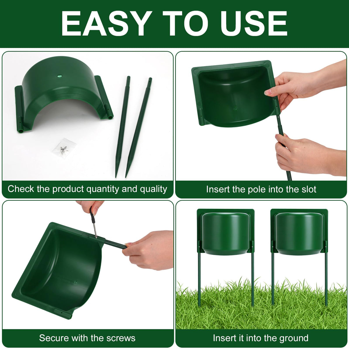 Benwanfee overspray protector guard helps conserve water.