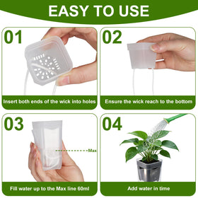 Benwanfee 8-6in wick cord enables steady moisture delivery.