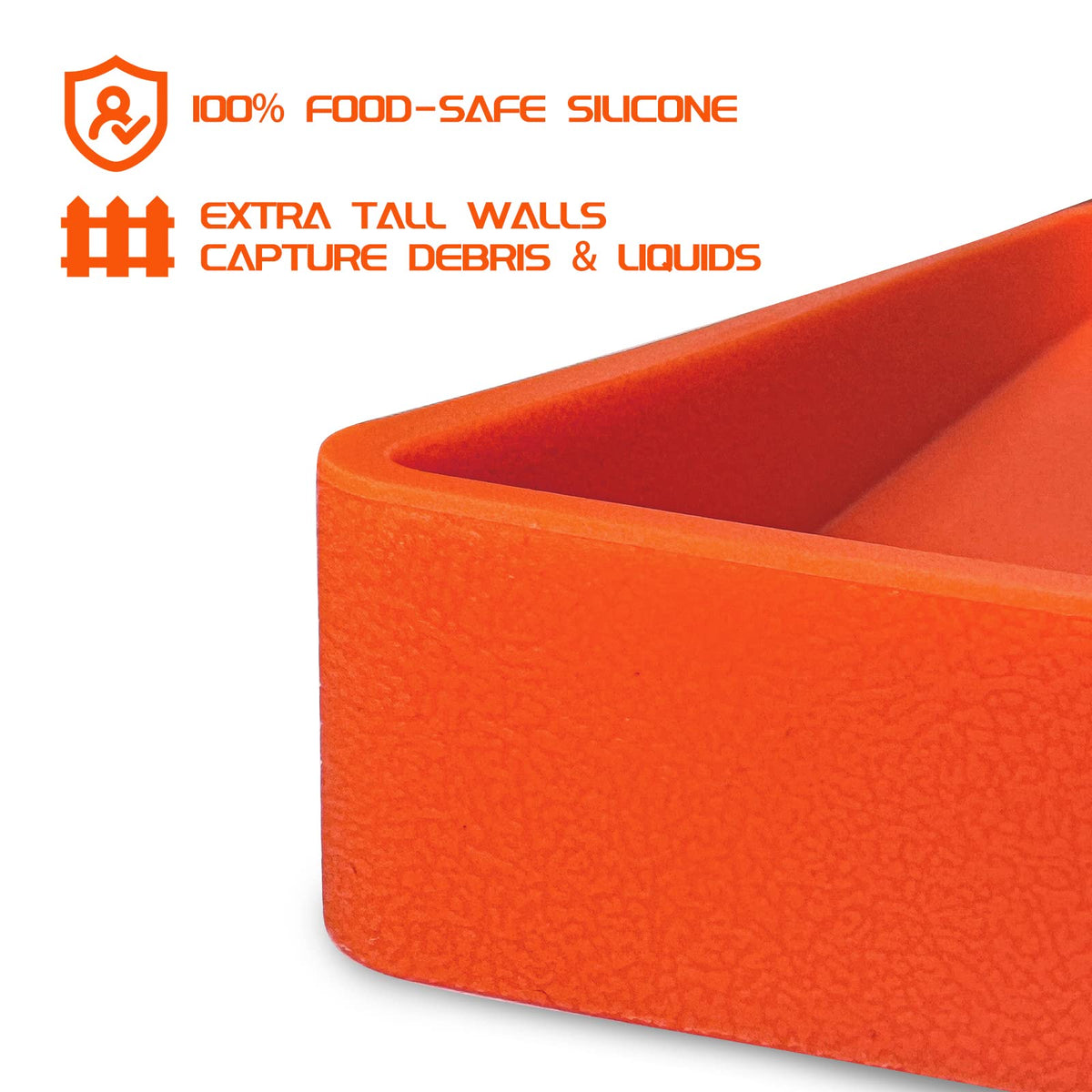 Beofinest high-wall design keeps water and debris contained around griddle area