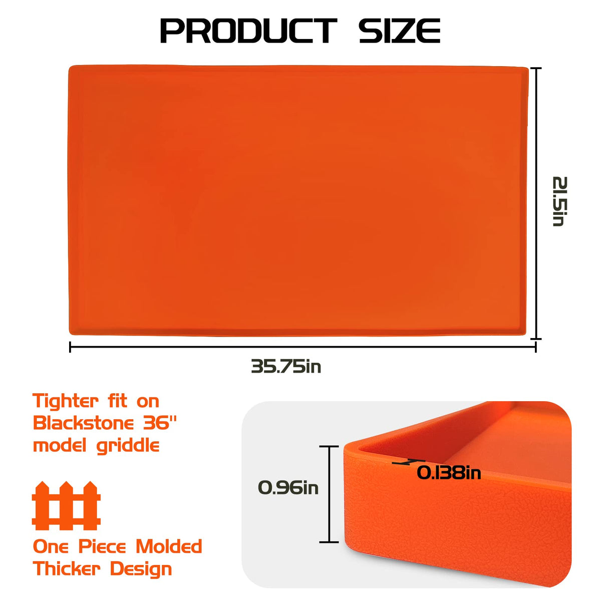 Beofinest orange color stands out on outdoor setup, adding visibility