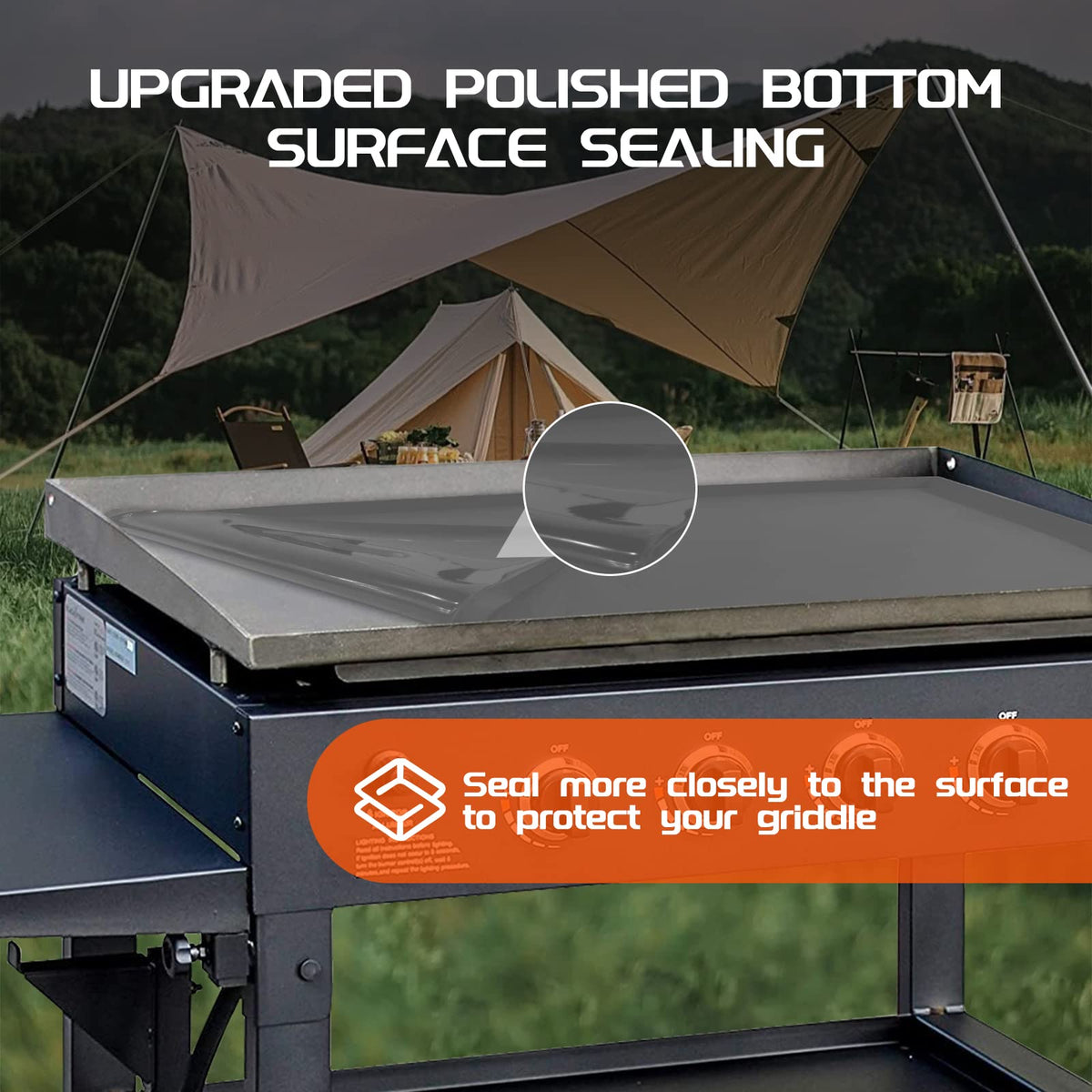 Beofinest polished bottom surface creates a tight seal, protecting from dust and moisture.