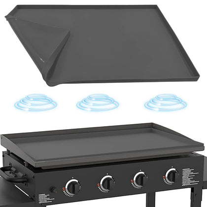 Beofinest silicone griddle mat fits 36-inch Blackstone securely, protecting the surface.