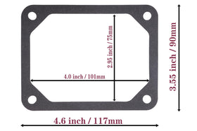 BeONEO rocker valve cover gasket 690981; oil-resistant seal for lawn engines.