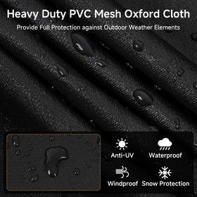 BEOTBRMI windproof straps keep the cover secure on windy days