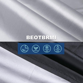 BEOTBRMI cover with wind-resistant straps keeps your grill secure during storms.