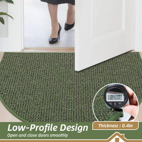 BEQHAUSE front door mat with durable construction for busy thresholds.