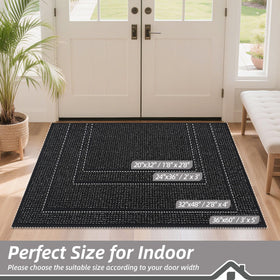 BEQHAUSE Dirt Trapper back door mat traps dirt before entry