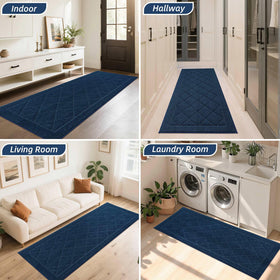 BEQHAUSE Dirt Trapper door mat color varies under lighting conditions.