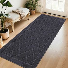 BEQHAUSE Dirt Trapper door mat absorbs moisture and traps dirt at entry