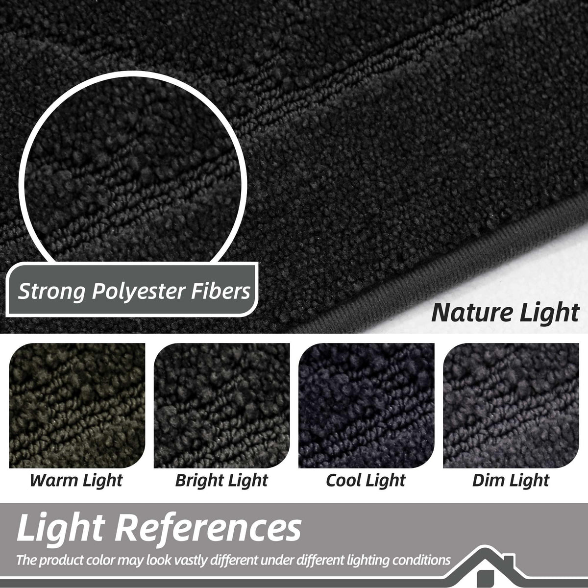BEQHAUSE Dirt Trapper Door Mat, 36x60 size, low-profile design fits under doors.