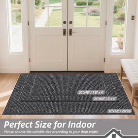 BEQHAUSE Dirt Trapper mat back view shows durable, low-profile design for any doorway
