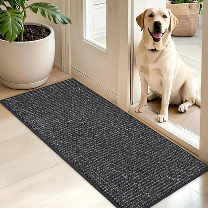 BEQHAUSE Dirt Trapper door mat front view traps dirt and moisture at the doorway.
